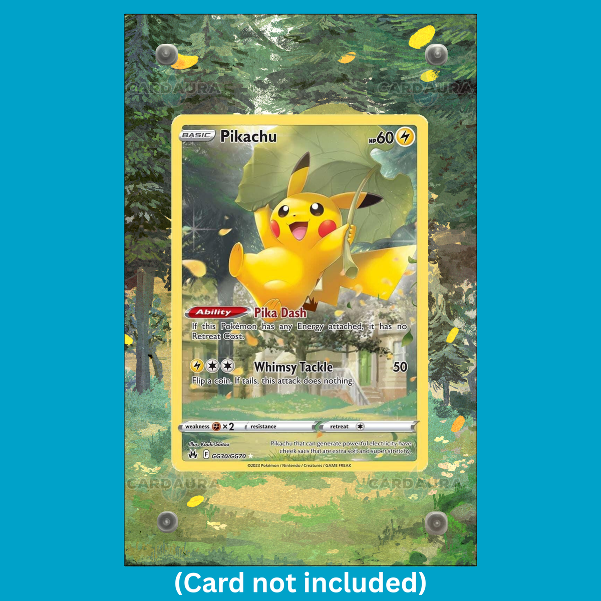 Pikachu GG30/GG70 Crown Zenith (Ungraded) Display Case