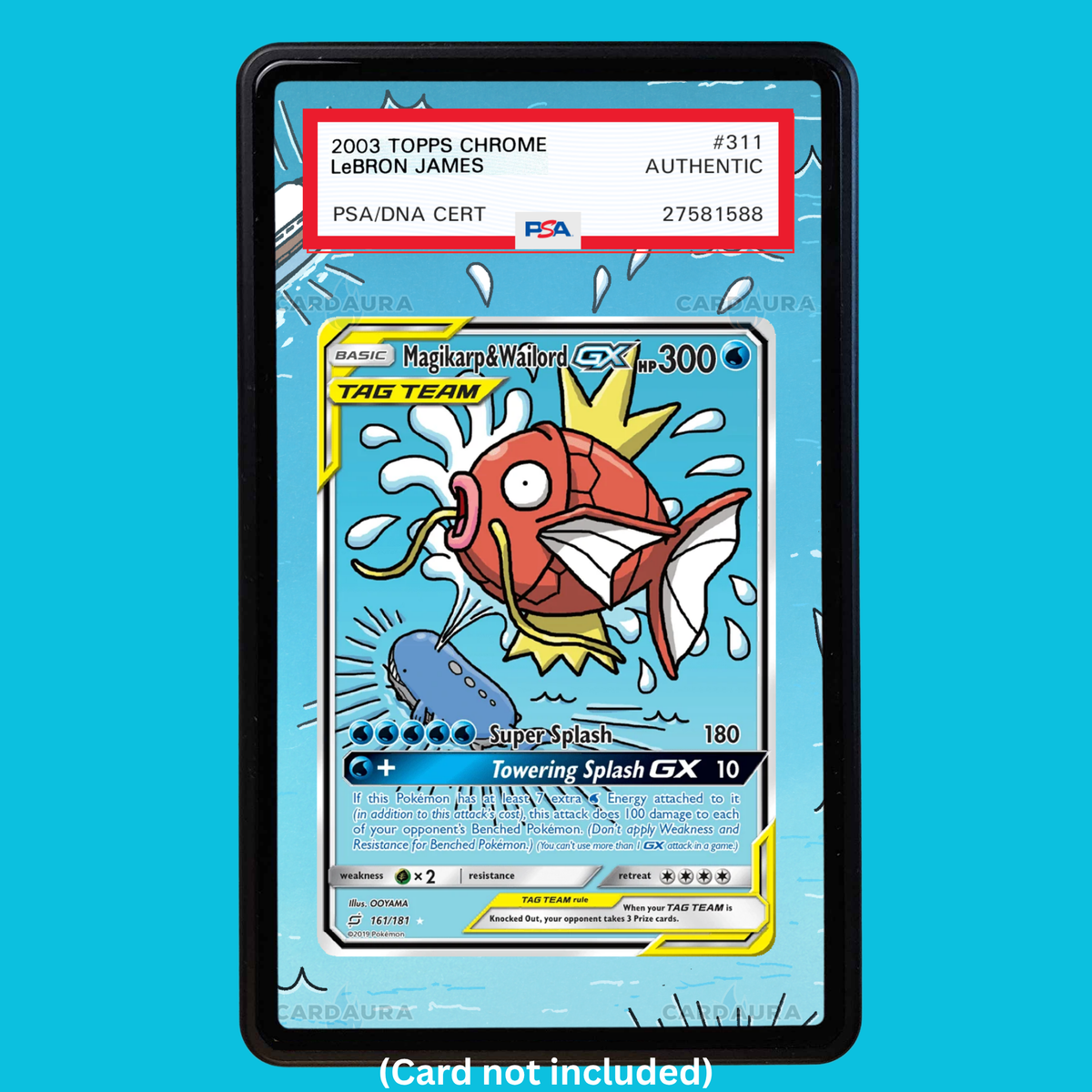 Magikarp & Wailord GX 161/181 Team Up (Graded) Display Case (Pre-Order)