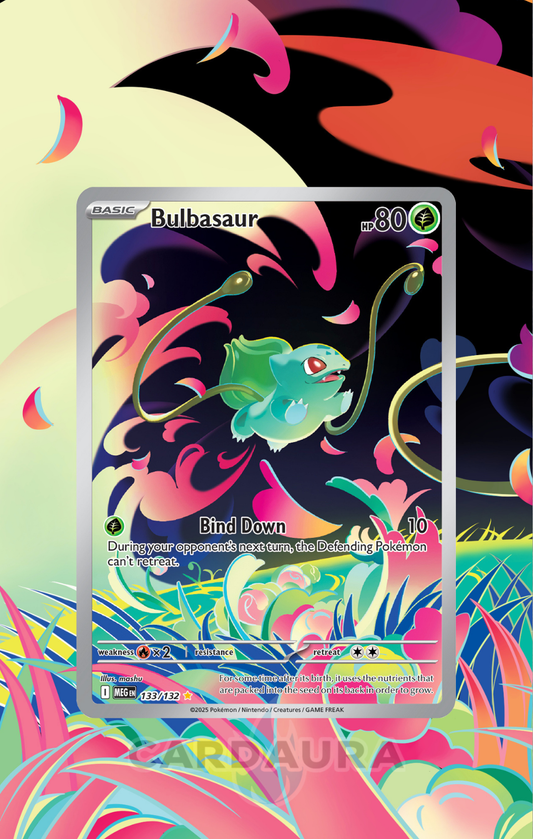 Bulbasaur 133/132 | Mega Evolutions CardAura Case