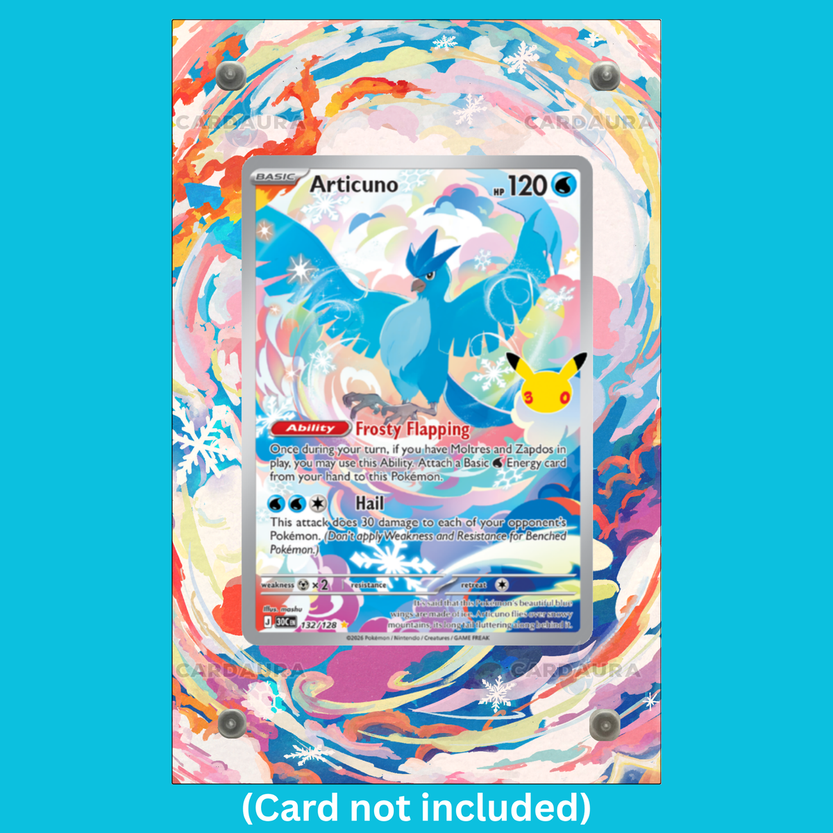 Articuno 132/128 30th Anniversary (Ungraded) Display Case