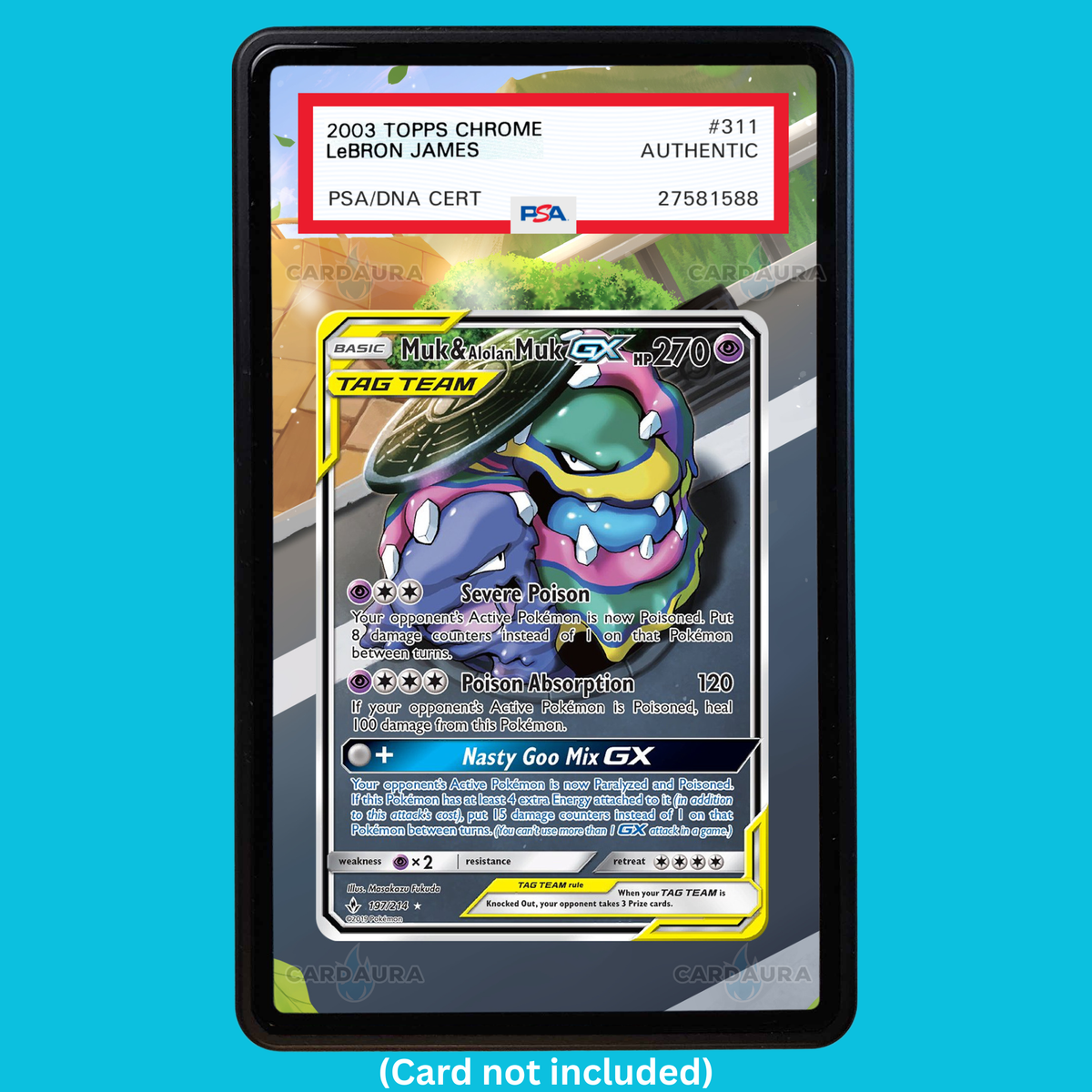 Muk & Alolan Muk GX 197/214 Unbroken Bonds (Graded) Display Case (Pre-Order)