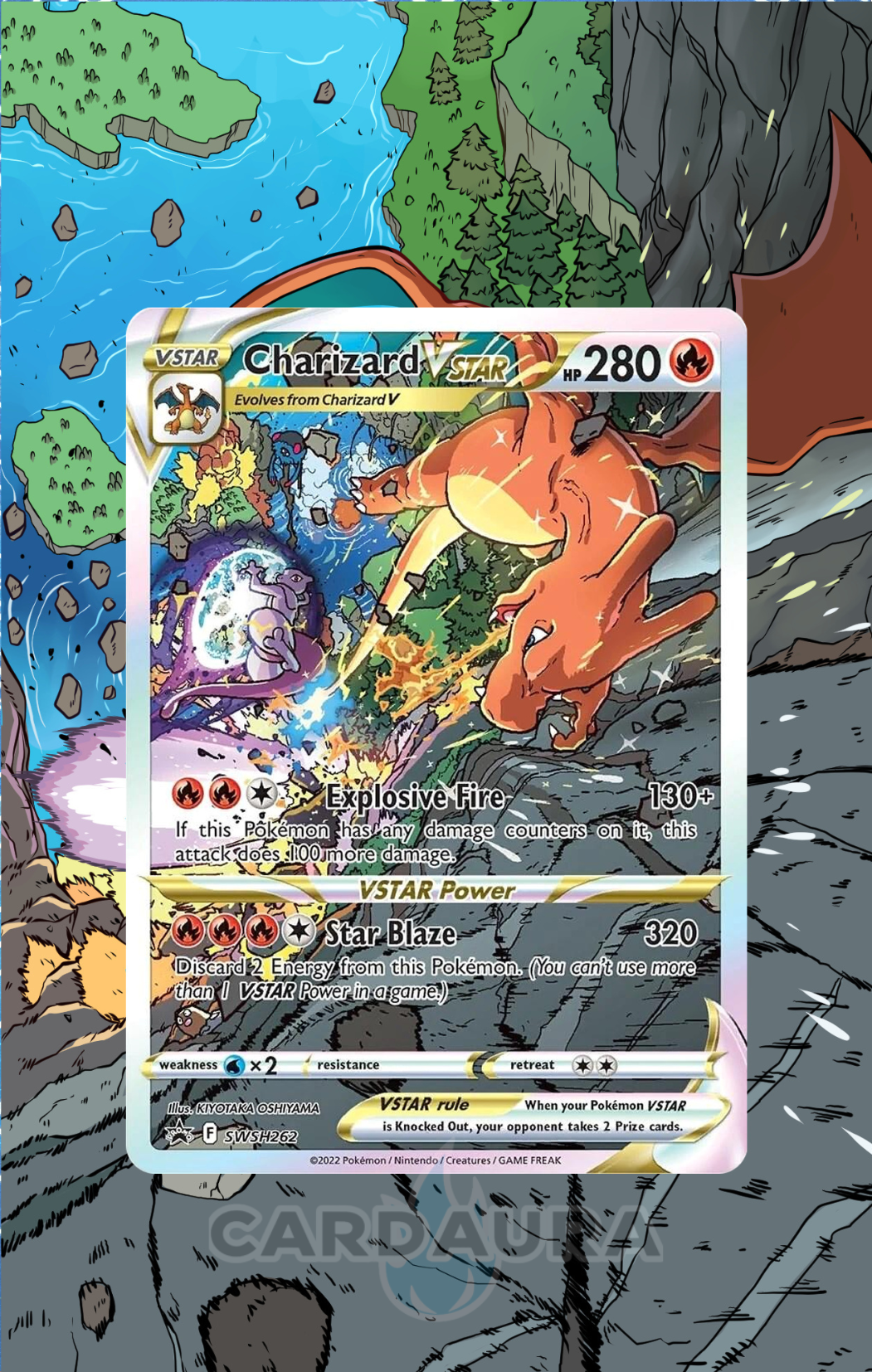 Charizard VSTAR SWSH262 | Crown Zenith CardAura Case