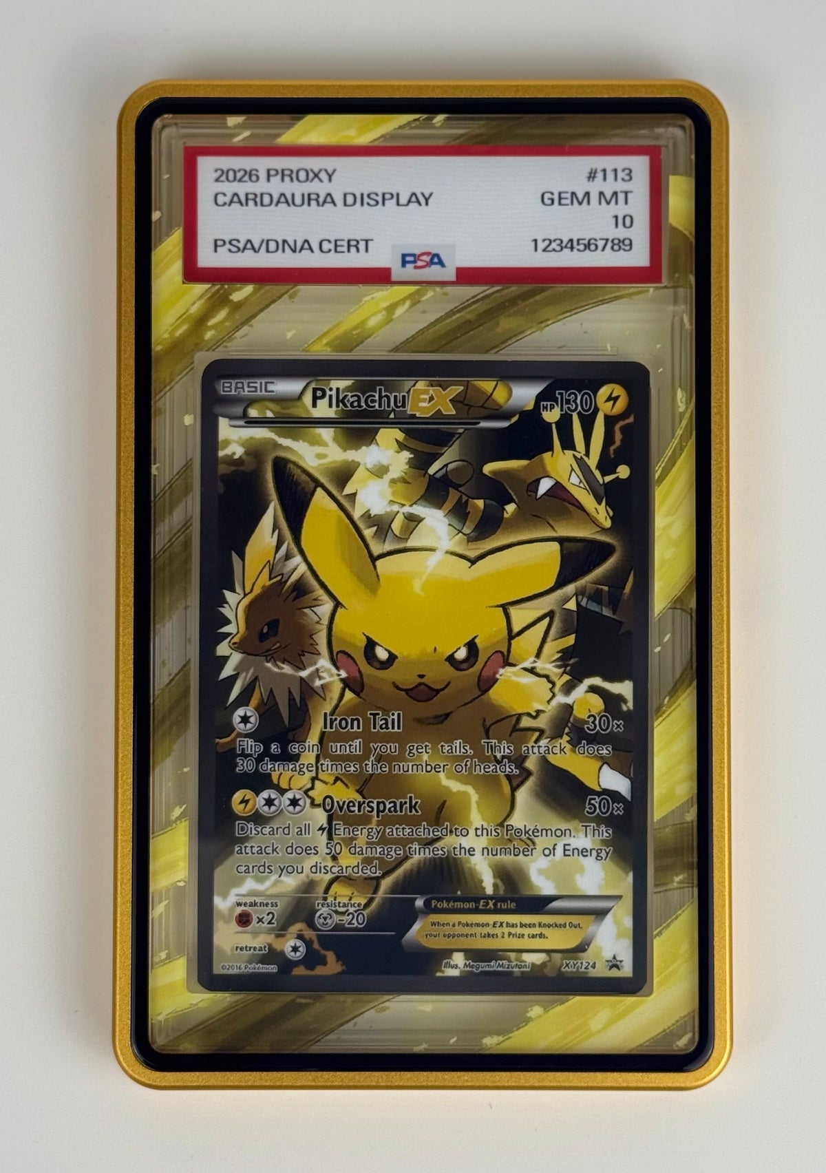 Yellow Aura Elemental (PSA Graded) Display