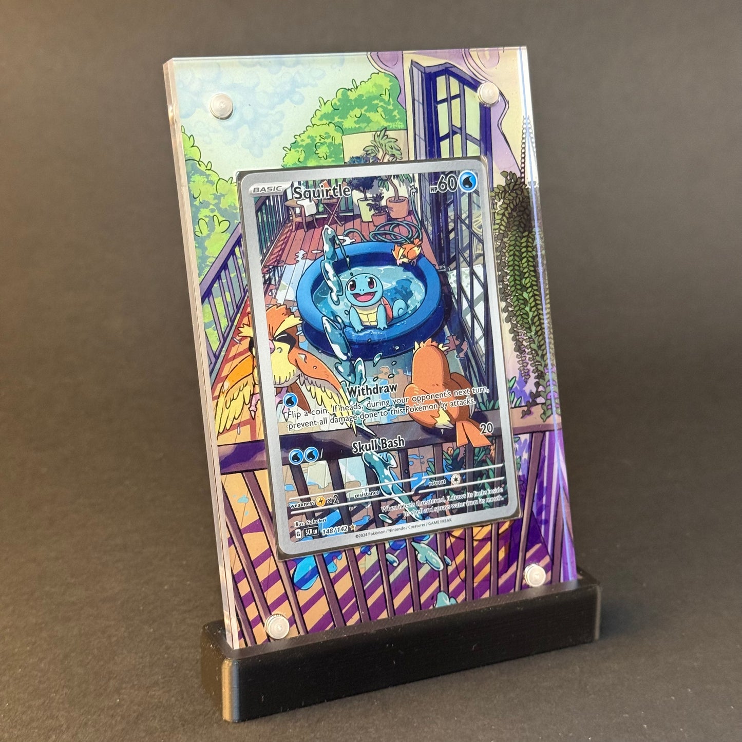 Squirtle 148/142 | Stellar Crown CardAura Case