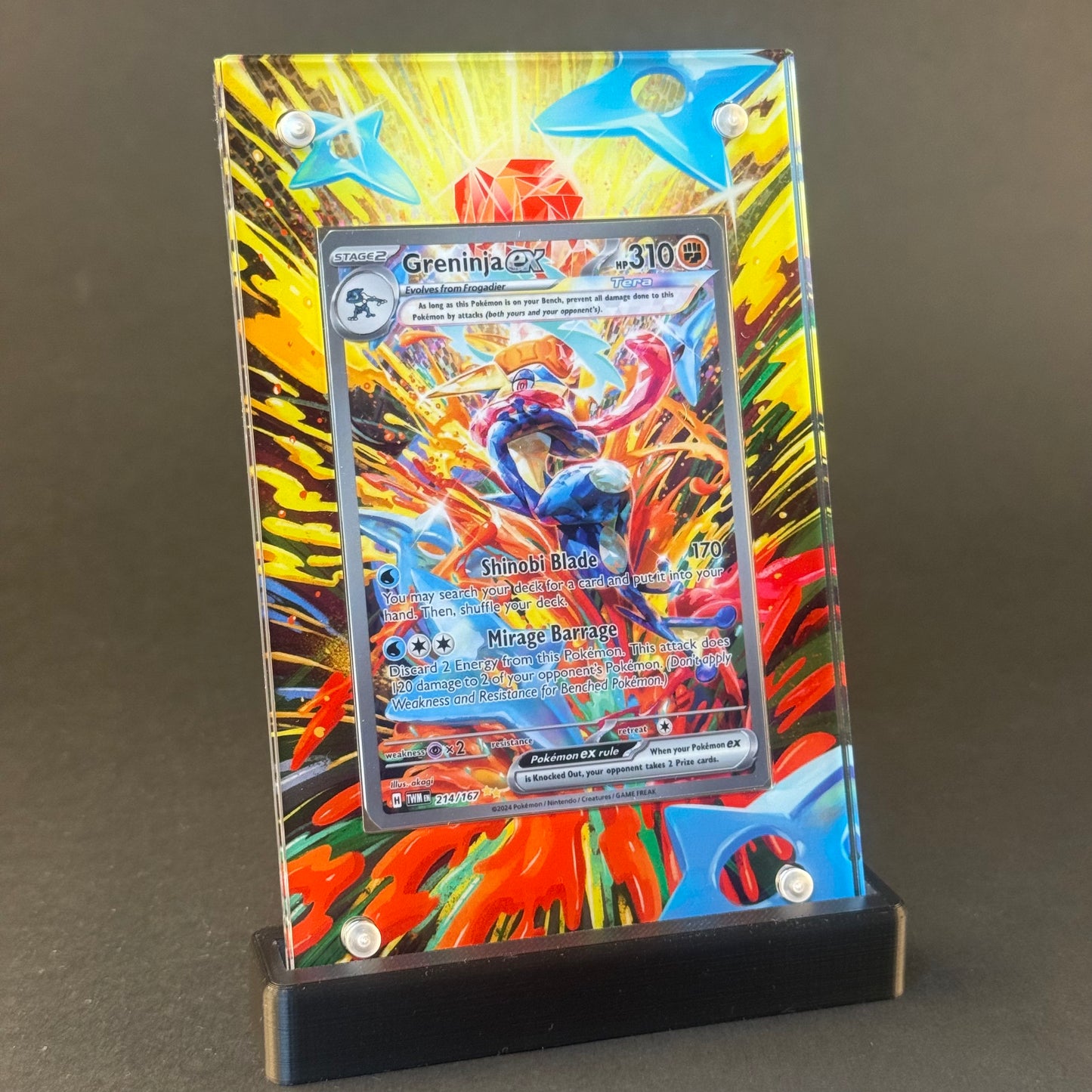 Greninja EX 214/167 | Twilight Masquerade CardAura Case