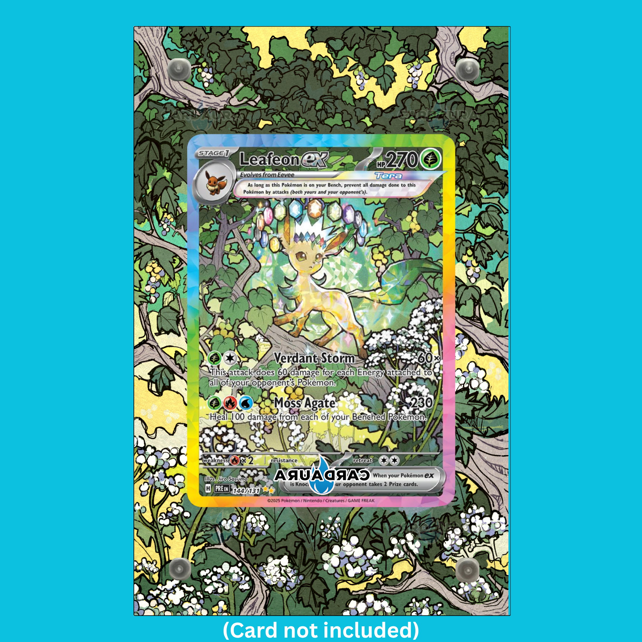 leafeon ex pokemon card Leafeon EX 144/131 From Prismatic Evolution Display Case (Extended Art –  CardAura