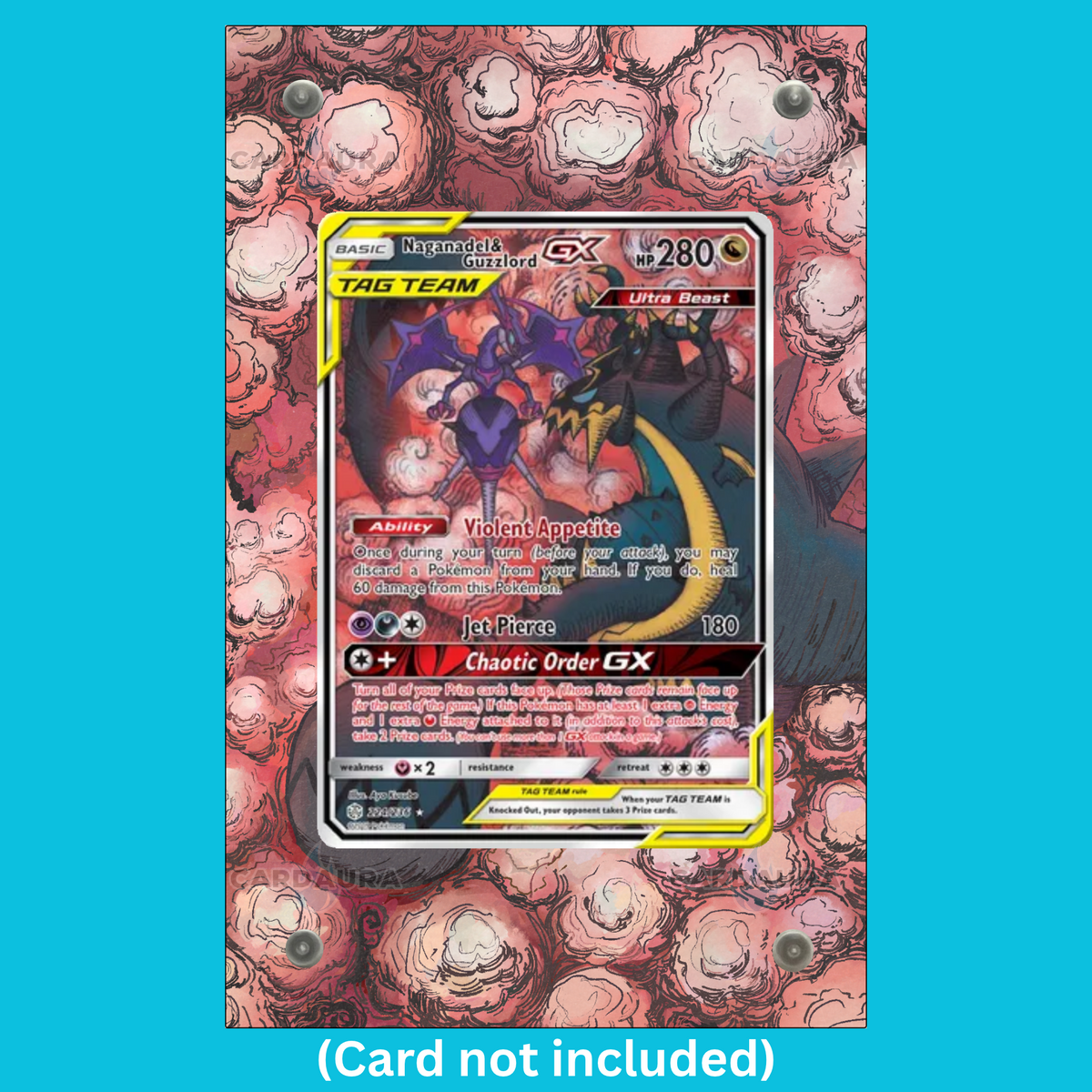 Naganadel & Guzzlord GX 224/236 Cosmic Eclipse (Ungraded) Display Case