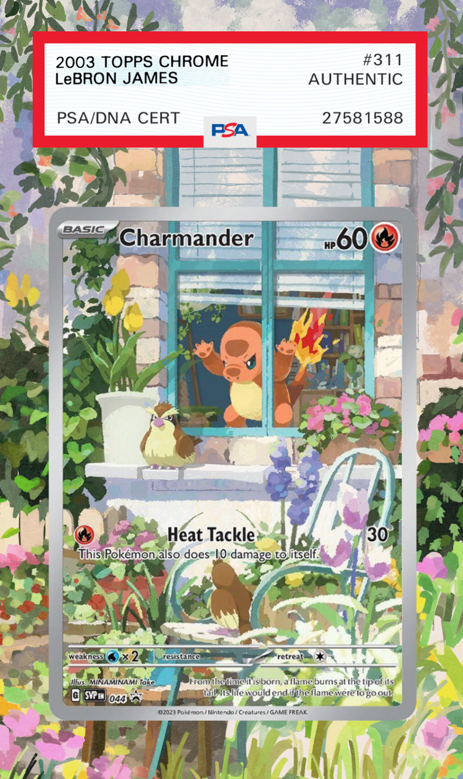 Charmander 044 | Obsidian Flames AuraSlab (Graded)