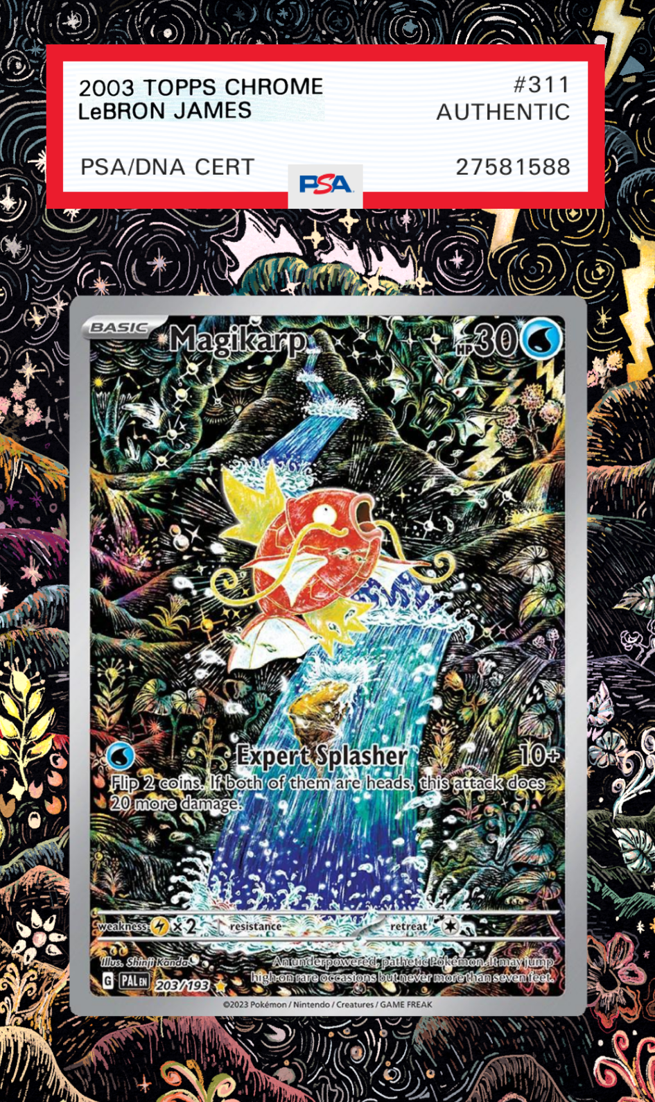 Magikarp 203/193 | Paldea Evolved AuraSlab (Graded)