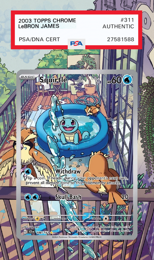 Squirtle 148/142 | Stellar Crown AuraSlab (Graded)