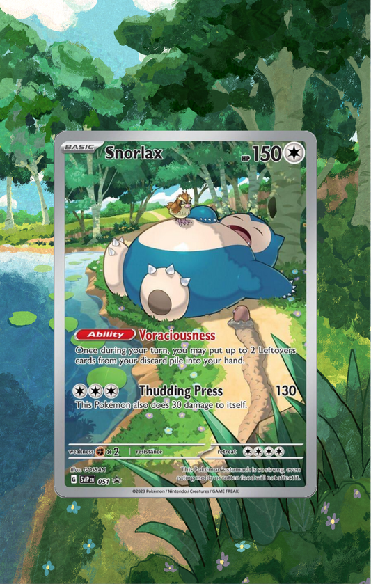 Snorlax Promo 051 | 151 CardAura Case