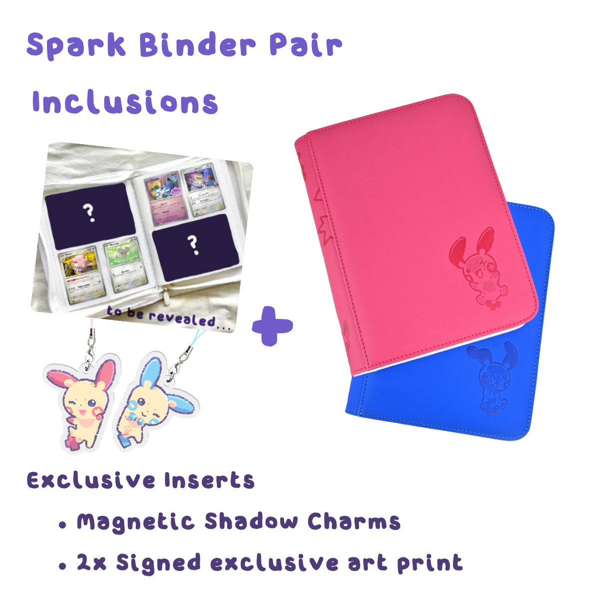 Spark Binder Pair - CardAura X Loofa ❤️💙