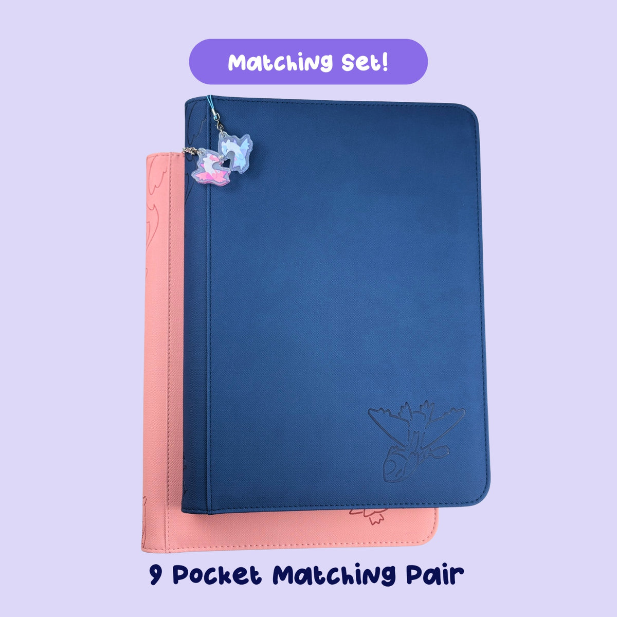 Pair of LoveBirds Binders - 9 Pocket CardAura X Loofa ❤️💙