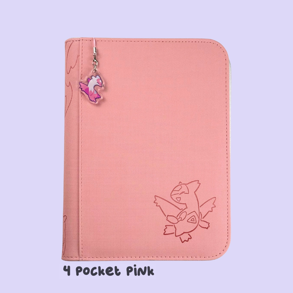 Pink Latias - LoveBirds Binder 4 Pocket CardAura X Loofa ❤️