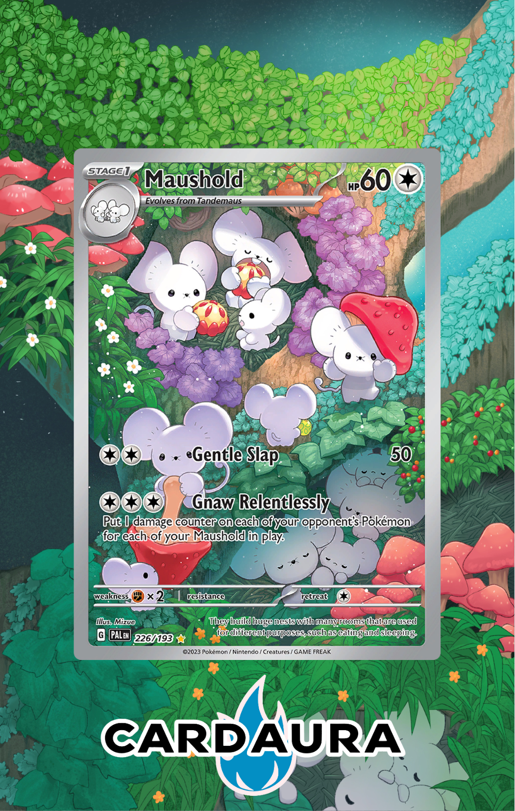 Maushold 226/193 | Paldea Evolved CardAura Case