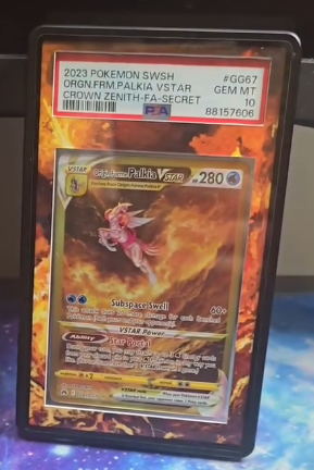 Origin Forme Palkia VSTAR GG67 | Crown Zenith AuraSlab (Graded)