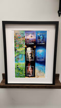 151 Charizard, Venusaur, Blastoise Evolution Line Picture Frame CardAura