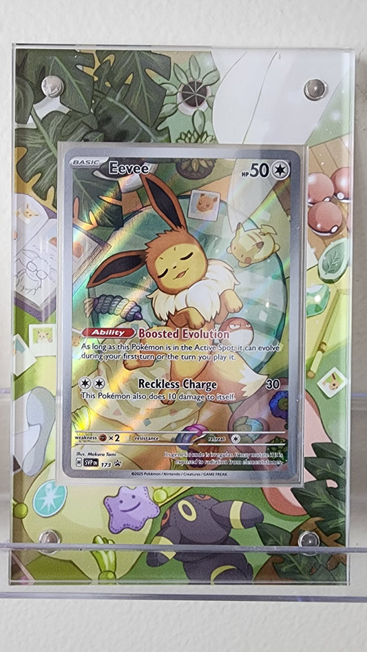 Eevee 173 Promo Hand Drawn | Prismatic Evolutions CardAura Case