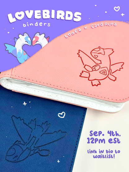 Blue Latios - LoveBirds Binder 4 Pocket CardAura X Loofa 💙