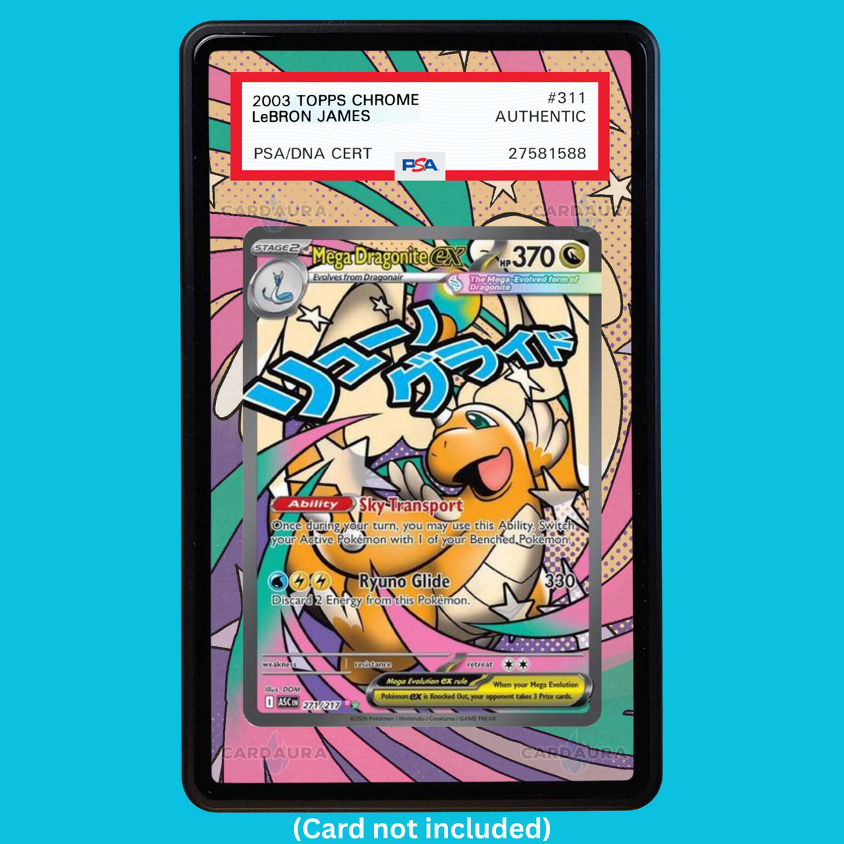 Mega Dragonite ex 271/217 Ascended Heroes (Graded) Display Case
