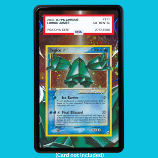 Regice Gold Star 90 Pokemon Deoxys (Graded) Display Case