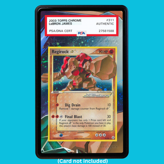Regirock Gold Star 91 Pokemon Deoxys (Graded) Display Case