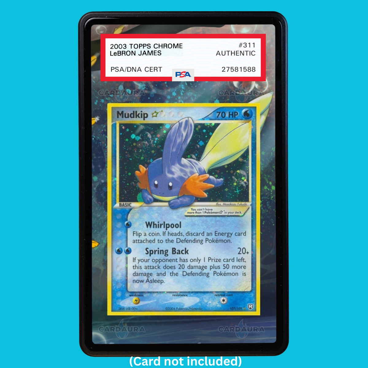 Mudkip Gold Star 109 Pokemon Deoxys (Graded) Display Case (Pre-Order)