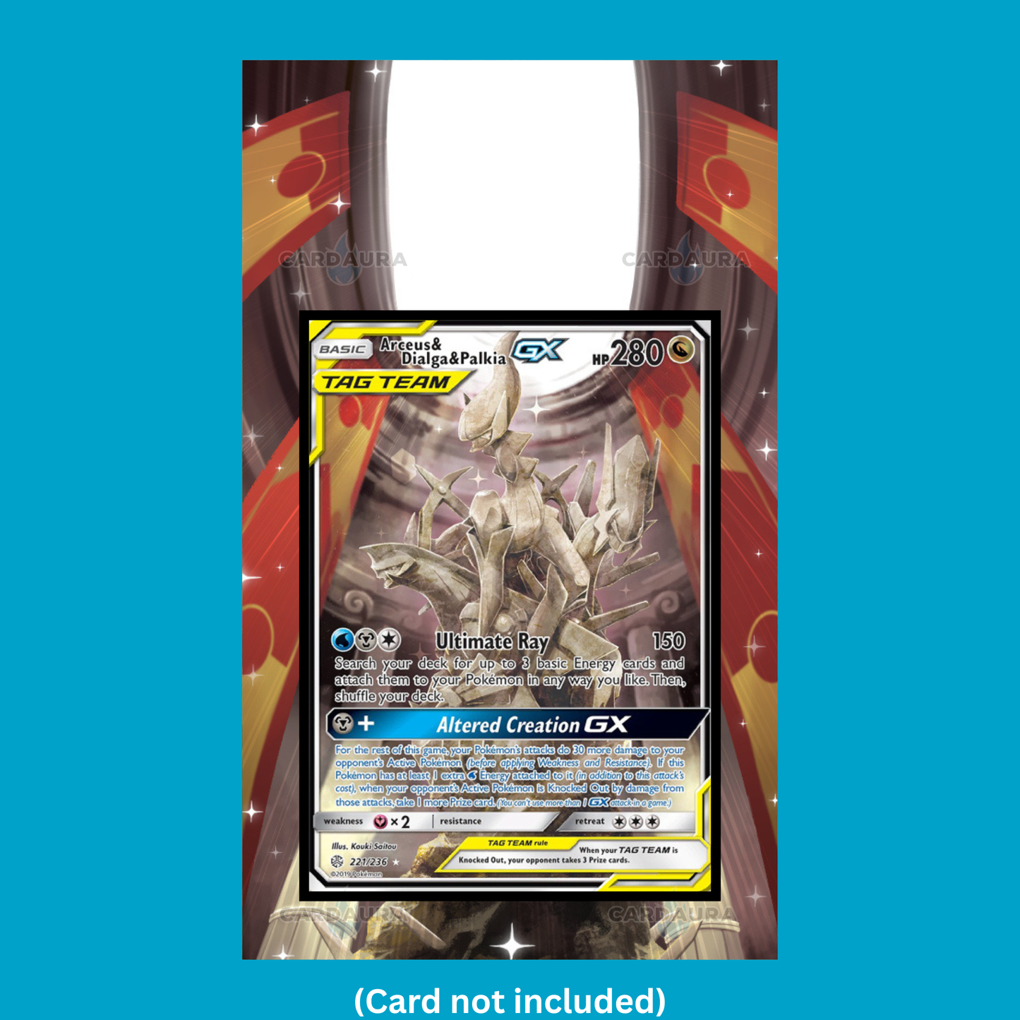 Arceus&Dialga&Palkia 221/236 (Graded) Display Case