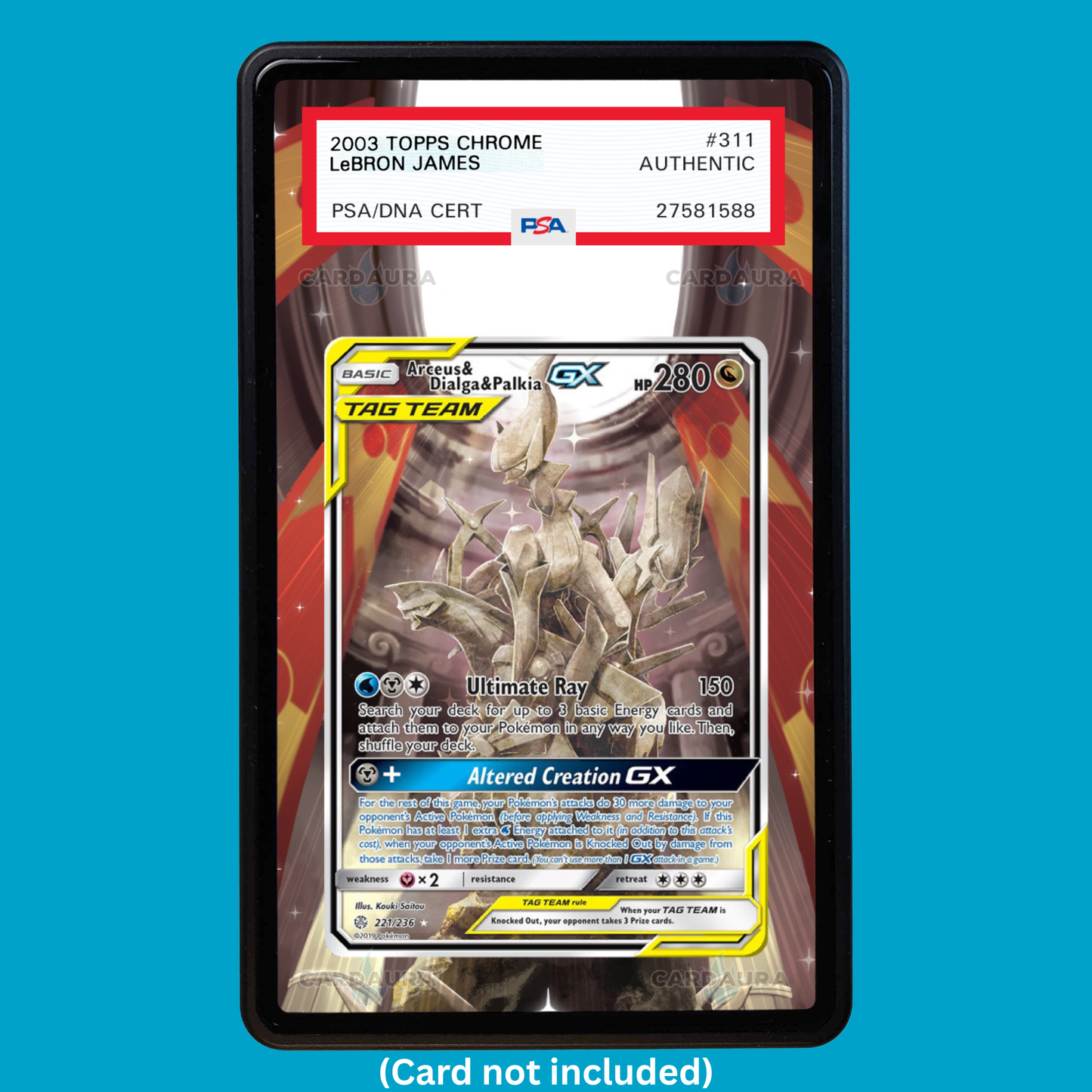 Arceus&Dialga&Palkia 221/236 (Graded) Display Case
