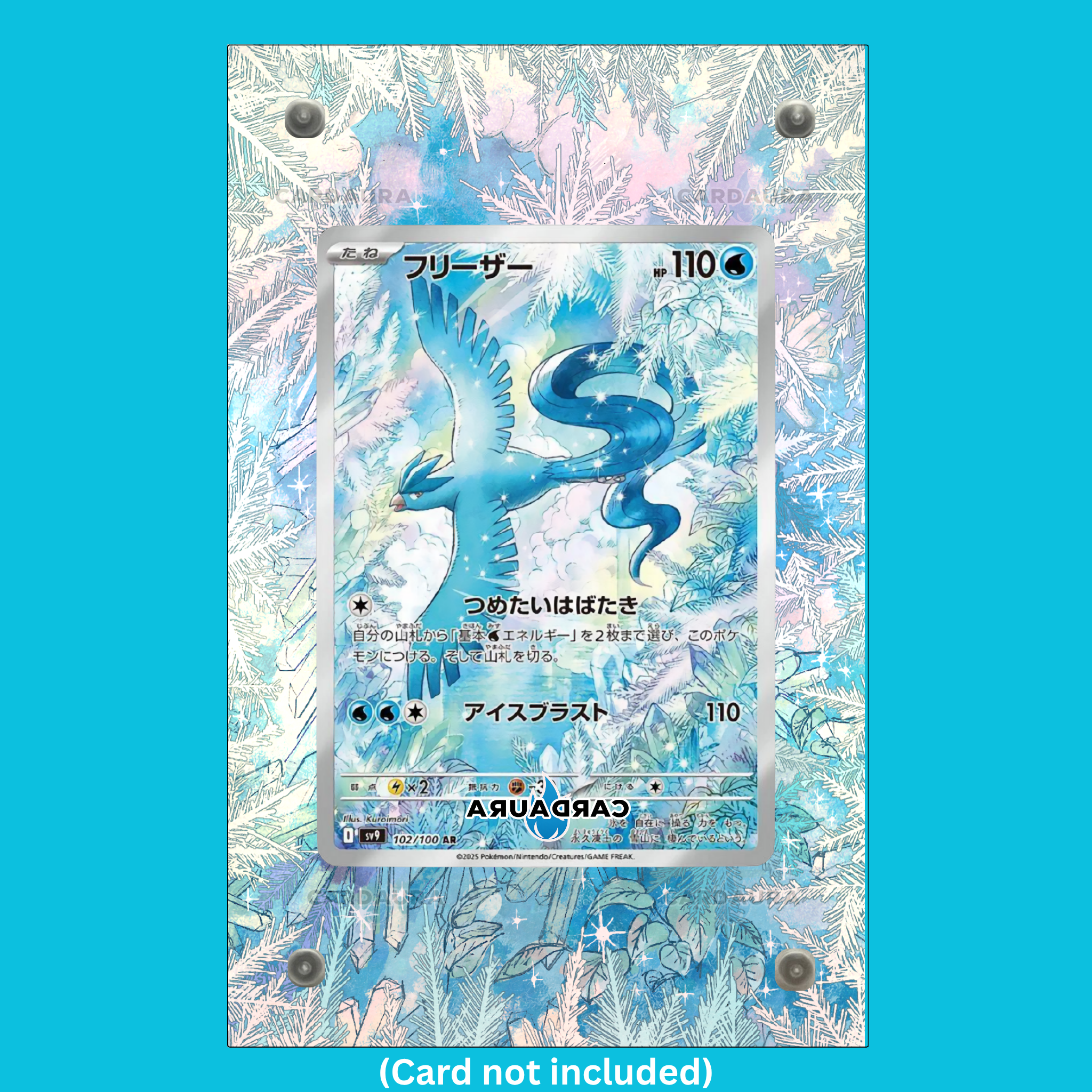 Articuno 161/159 From Journey Together Display Case (Extended Art Frame) | Magnetic Acrylic Holder for Ungraded Cards