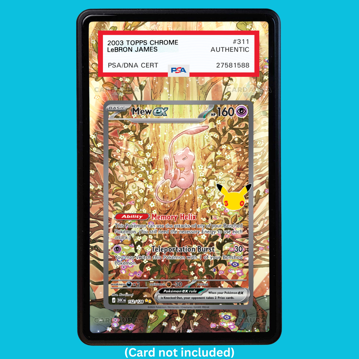 Mew ex 152/128 30th Anniversary (Graded) Display Case (Pre-Order)