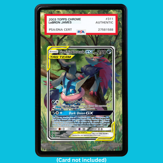 Greninja & Zoroark-GX 201/214 Unbroken Bonds (Graded) Display Case