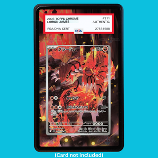Groudon 084/076 Storm Emeralda (Graded) Display Case