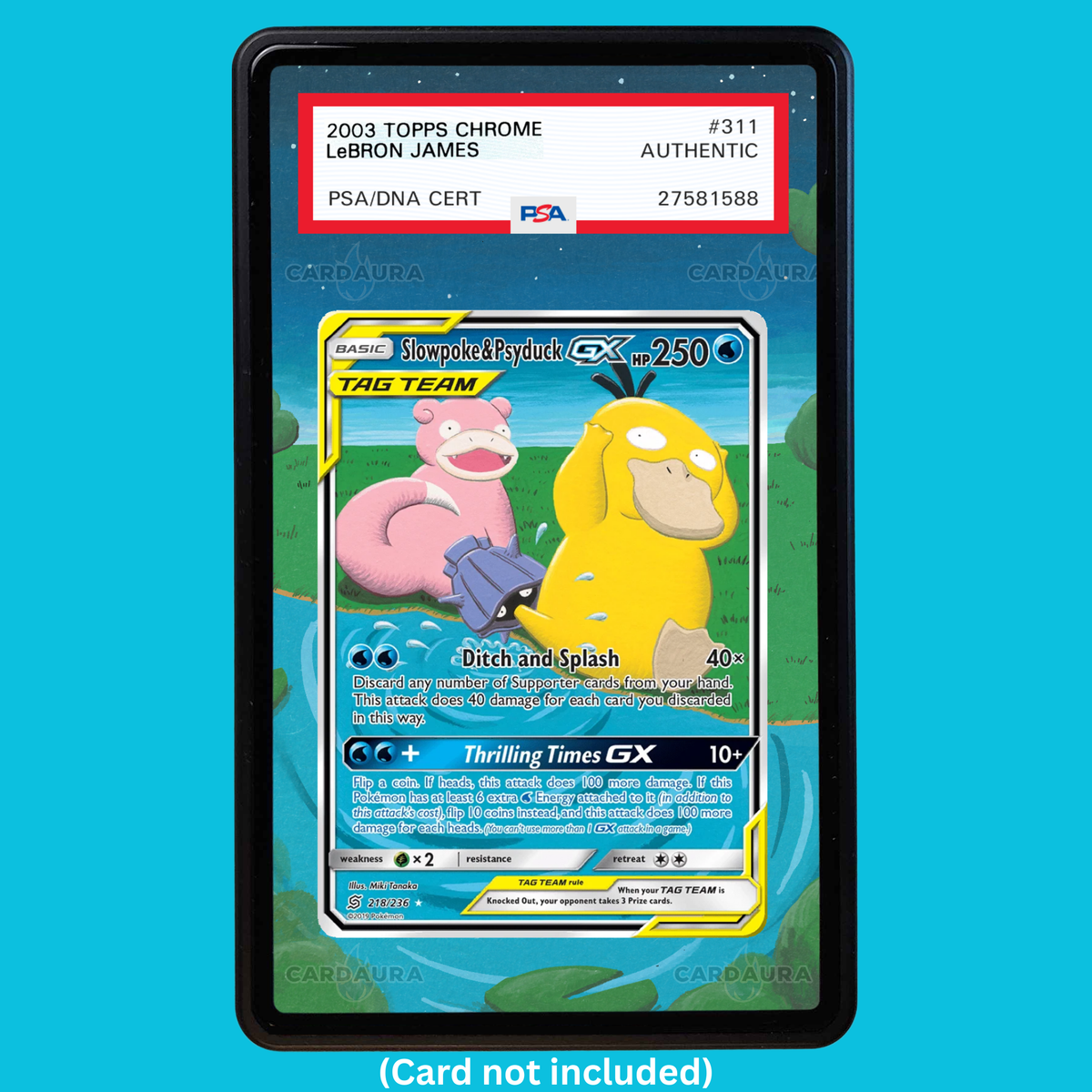 Slowpoke and Psyduck 218/236 Unified Minds (Graded) Display Case (Pre-Order)