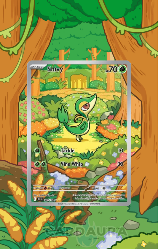 Snivy 087/086 | Black Bolt CardAura Case