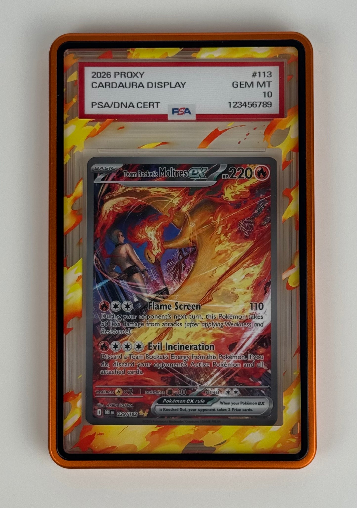 Fire Aura Elemental (PSA Graded) Display Case