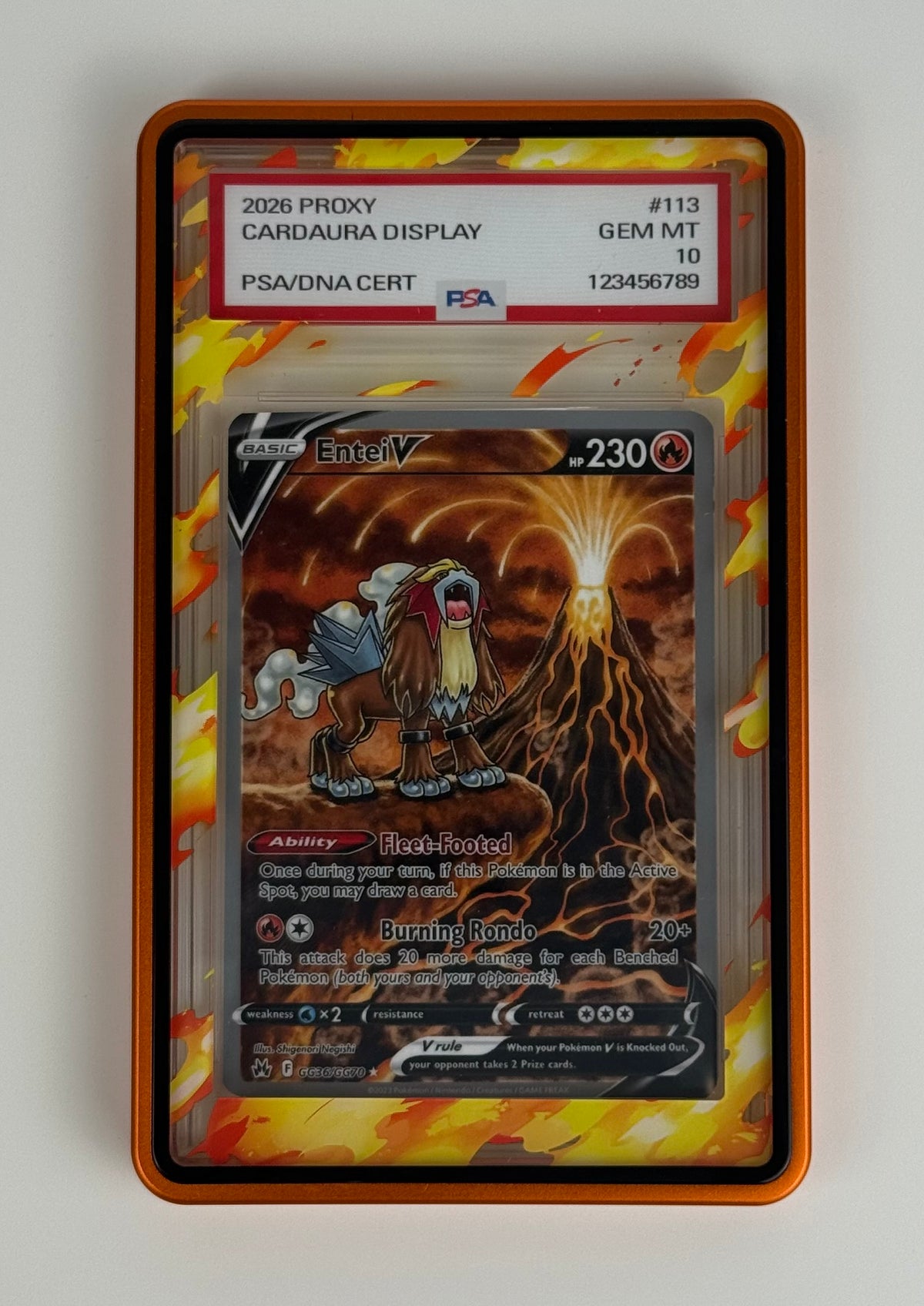 Fire Aura Elemental (PSA Graded) Display