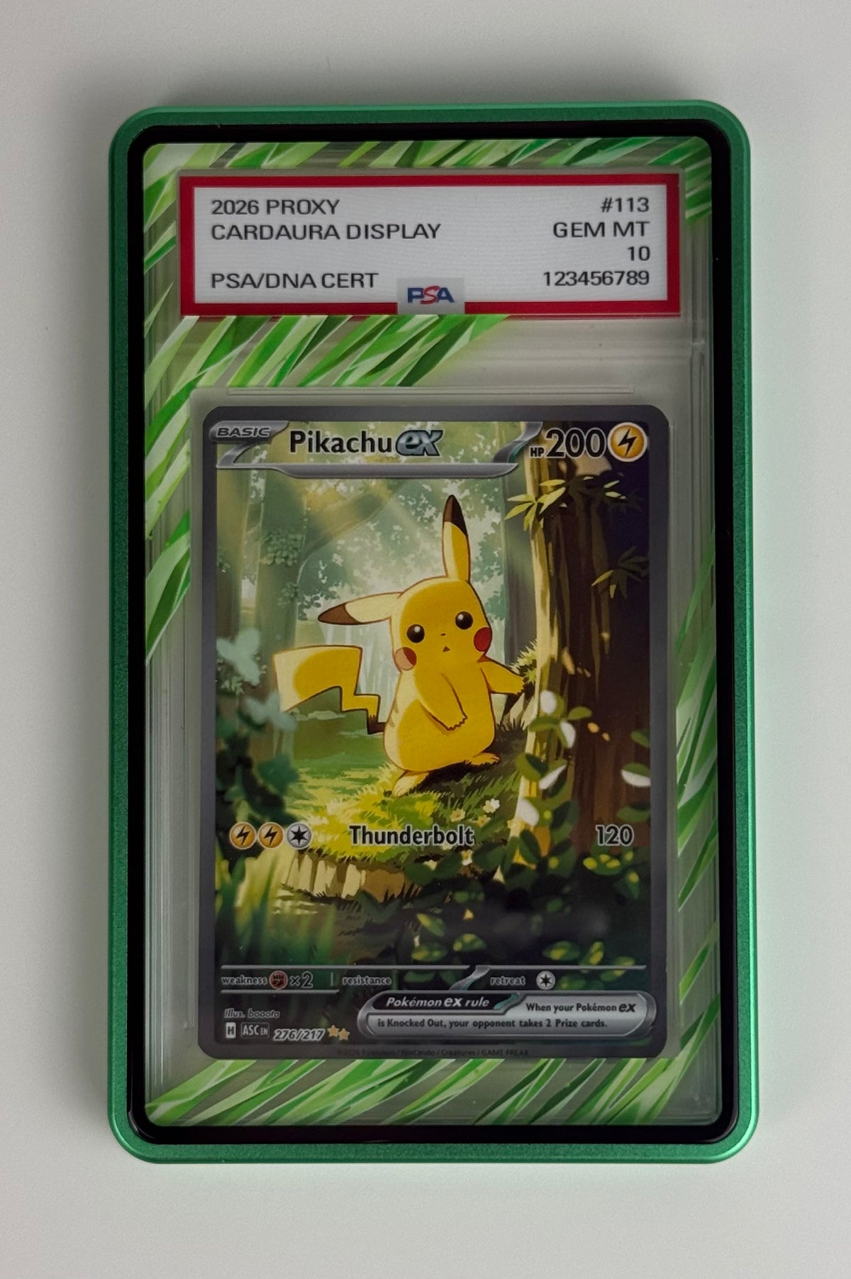 Grassy Green Aura Elemental (PSA Graded) Display