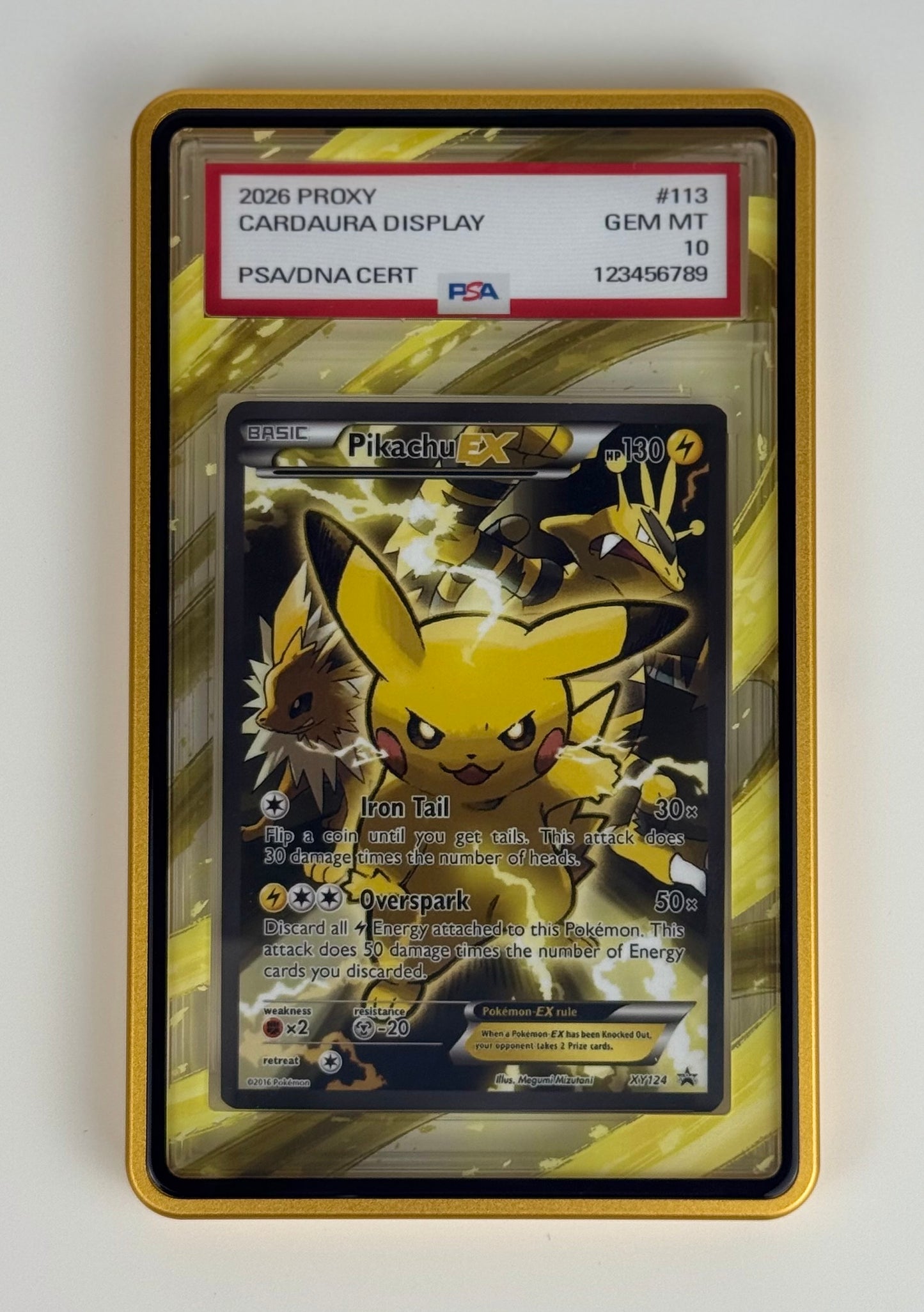 Yellow Aura Elemental (PSA Graded) Display Case