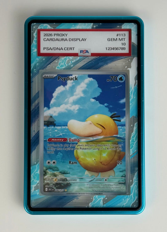 Light Aqua Aura Elemental (PSA Graded) Display Case
