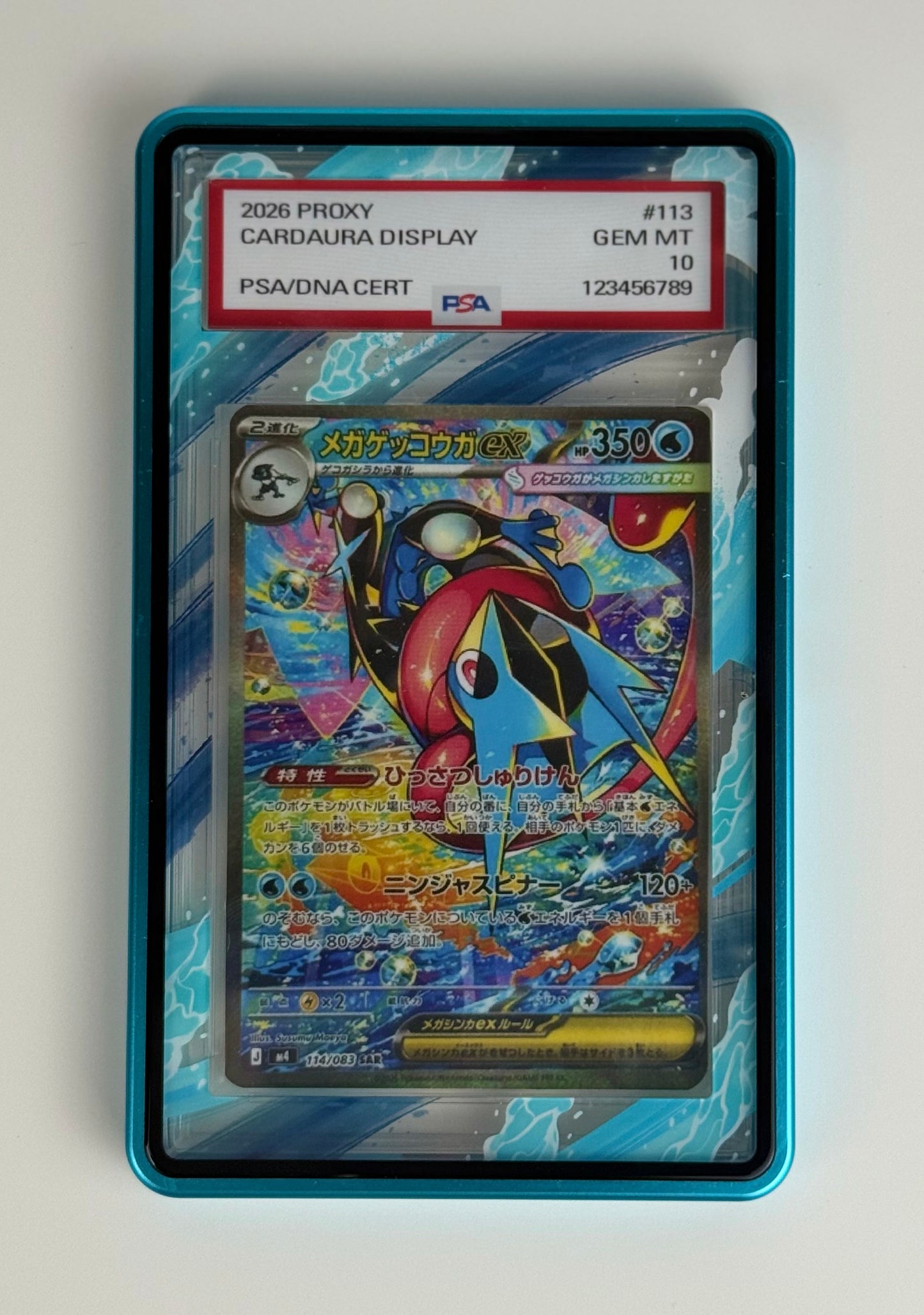 Light Aqua Aura Elemental (PSA Graded) Display Case