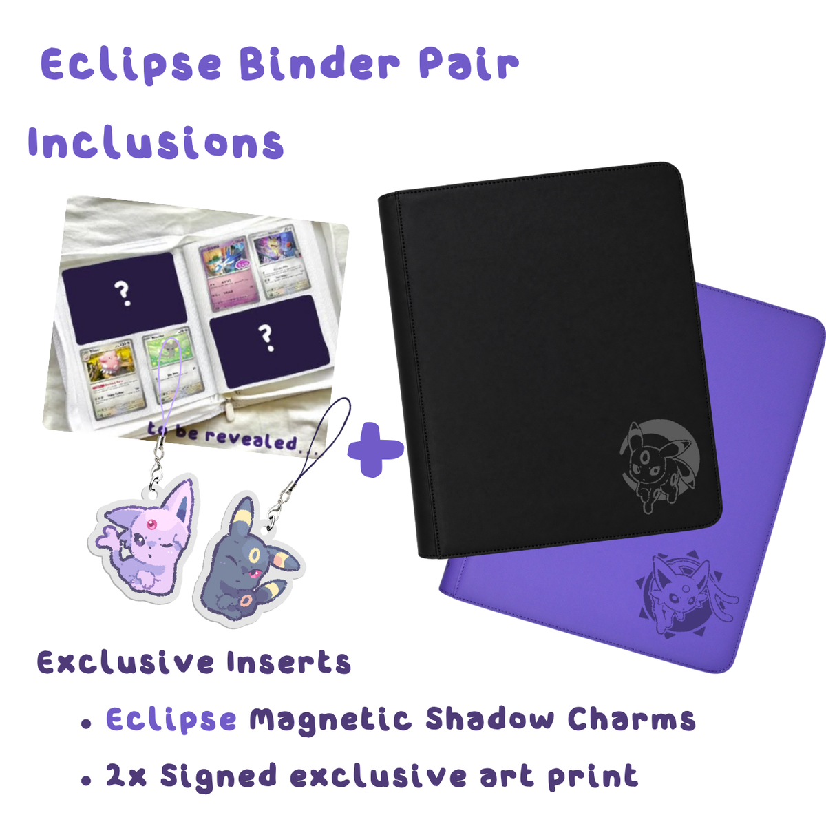 Eclipse Binders Pair - CardAura X Loofa 🌙☀️