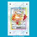 Eevee 174 From Prismatic Evolutions Display Case (Extended Art Frame) | Magnetic Acrylic Holder for Ungraded Cards