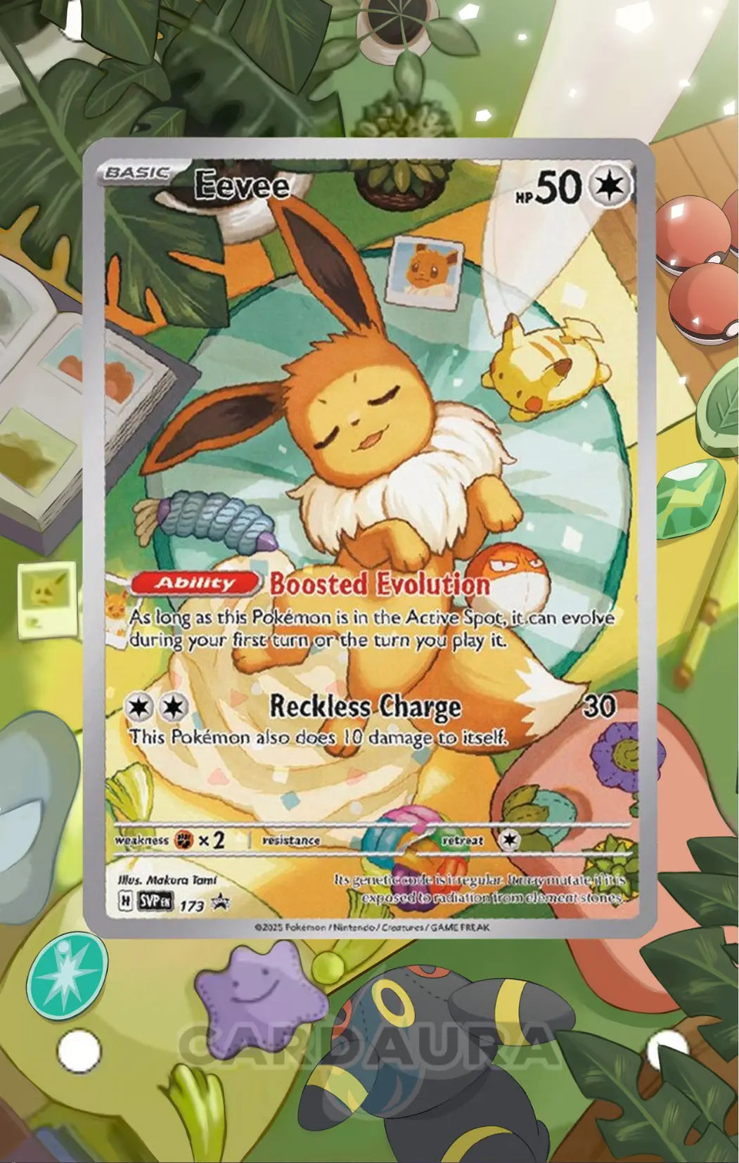 Eevee 173 Promo | Prismatic Evolutions CardAura Case My Store