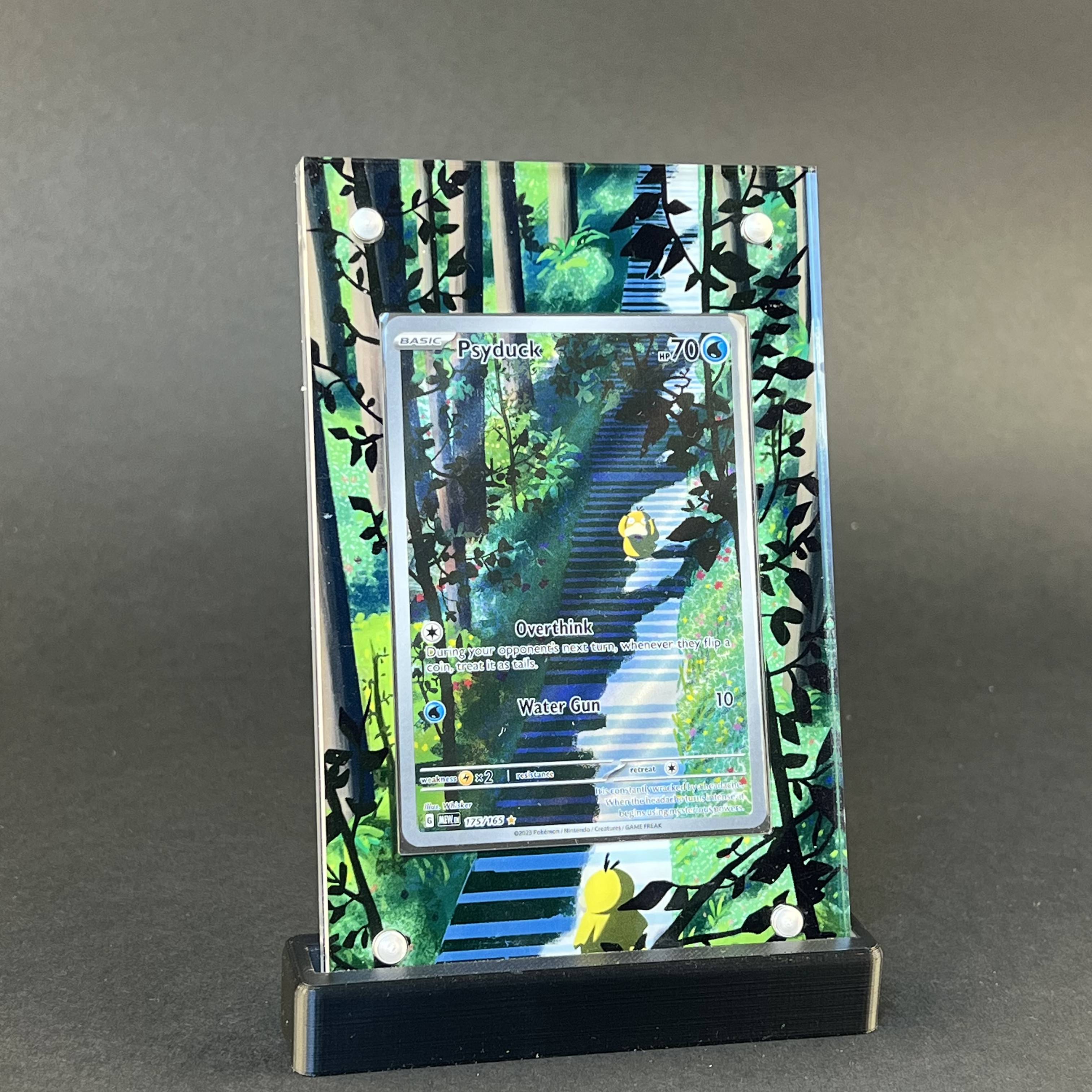 Psyduck 175/165 | 151 CardAura - Extended Art + Display Case (Raw)