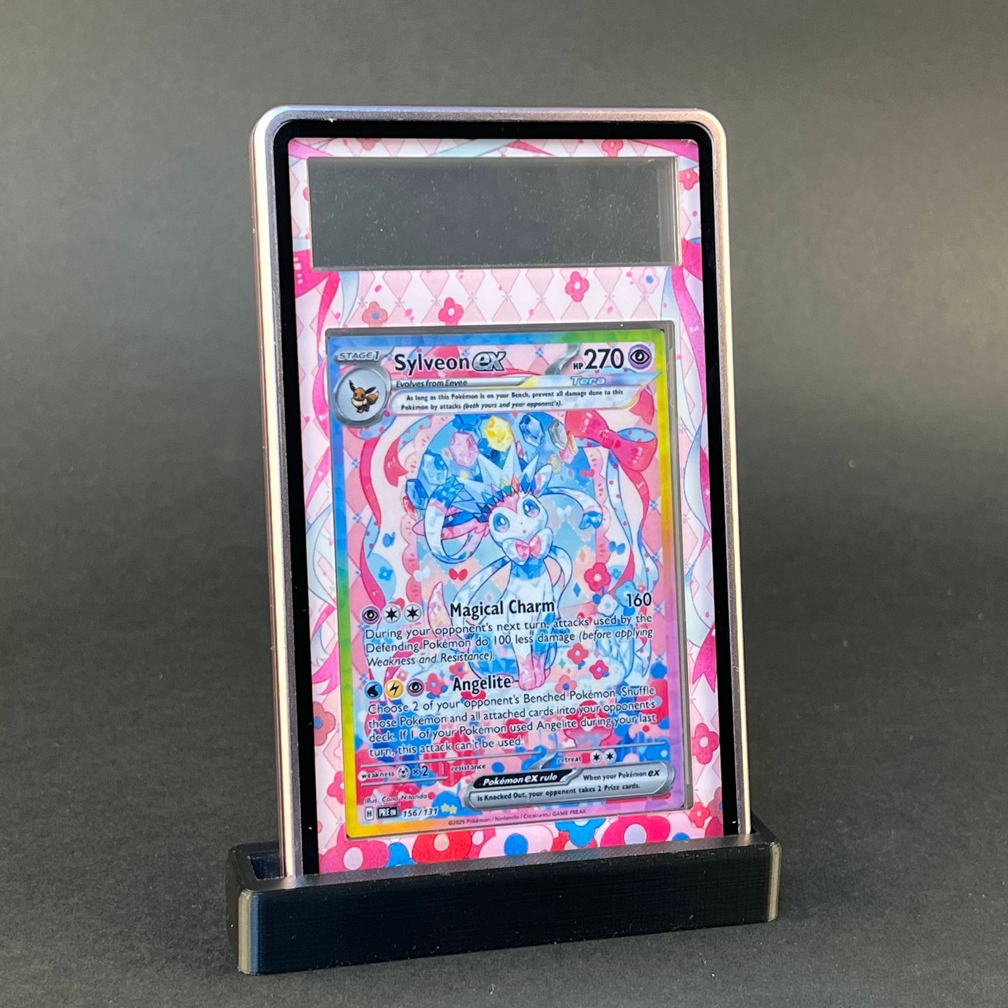 Sylveon EX 156/131 | Prismatic Evolutions AuraSlab (Graded)