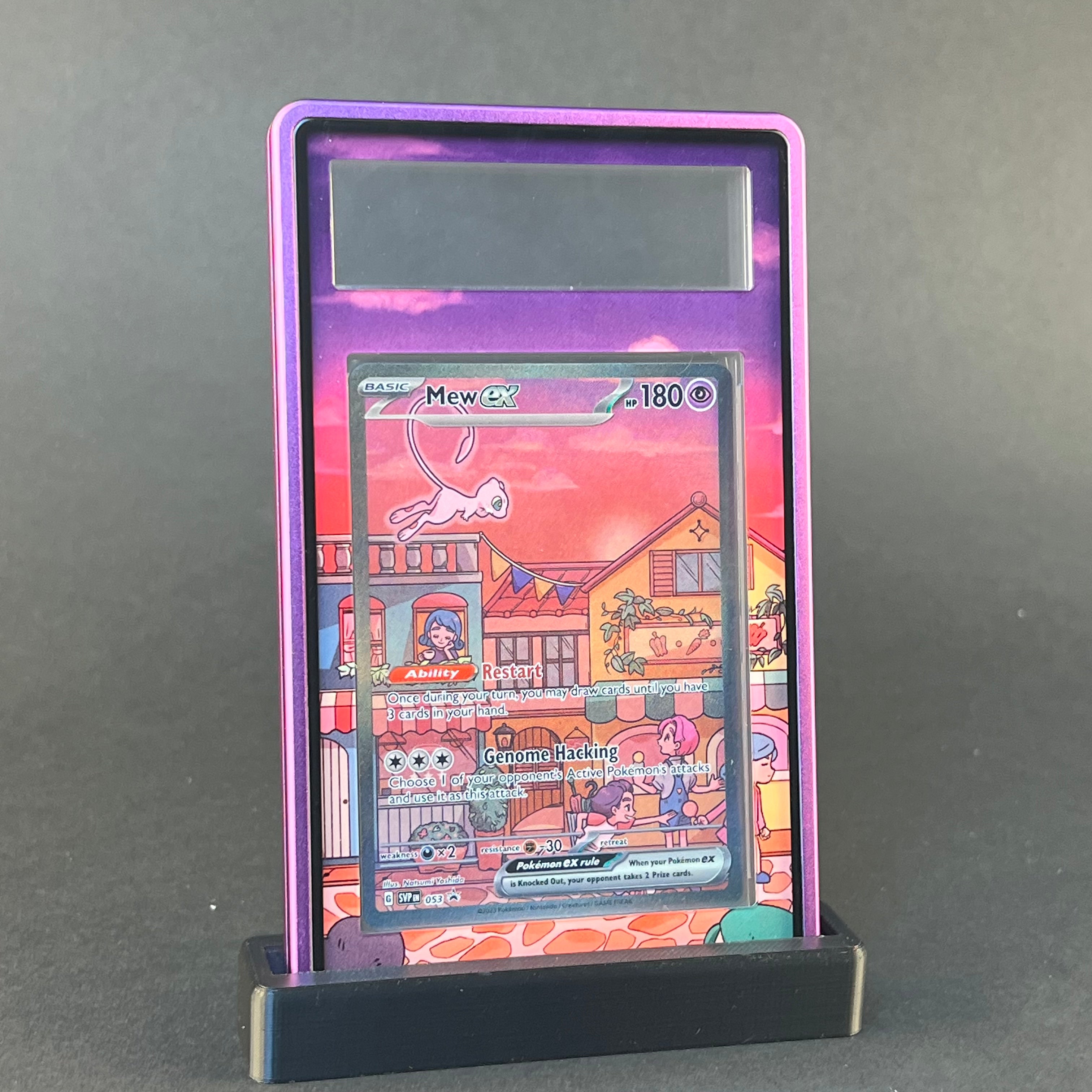 Mew EX 053 Promo | 151 AuraSlab - Extended Art + Case (Graded)