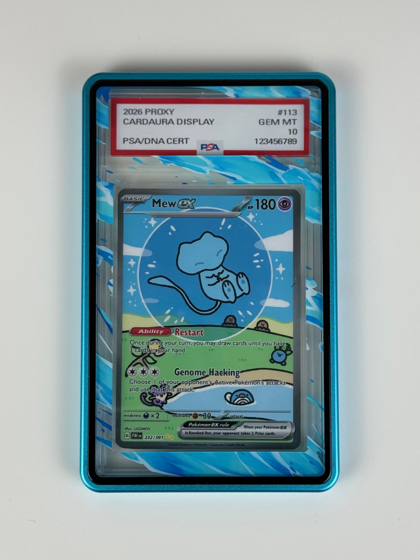 Water Aura Elemental (PSA Graded) Display Case