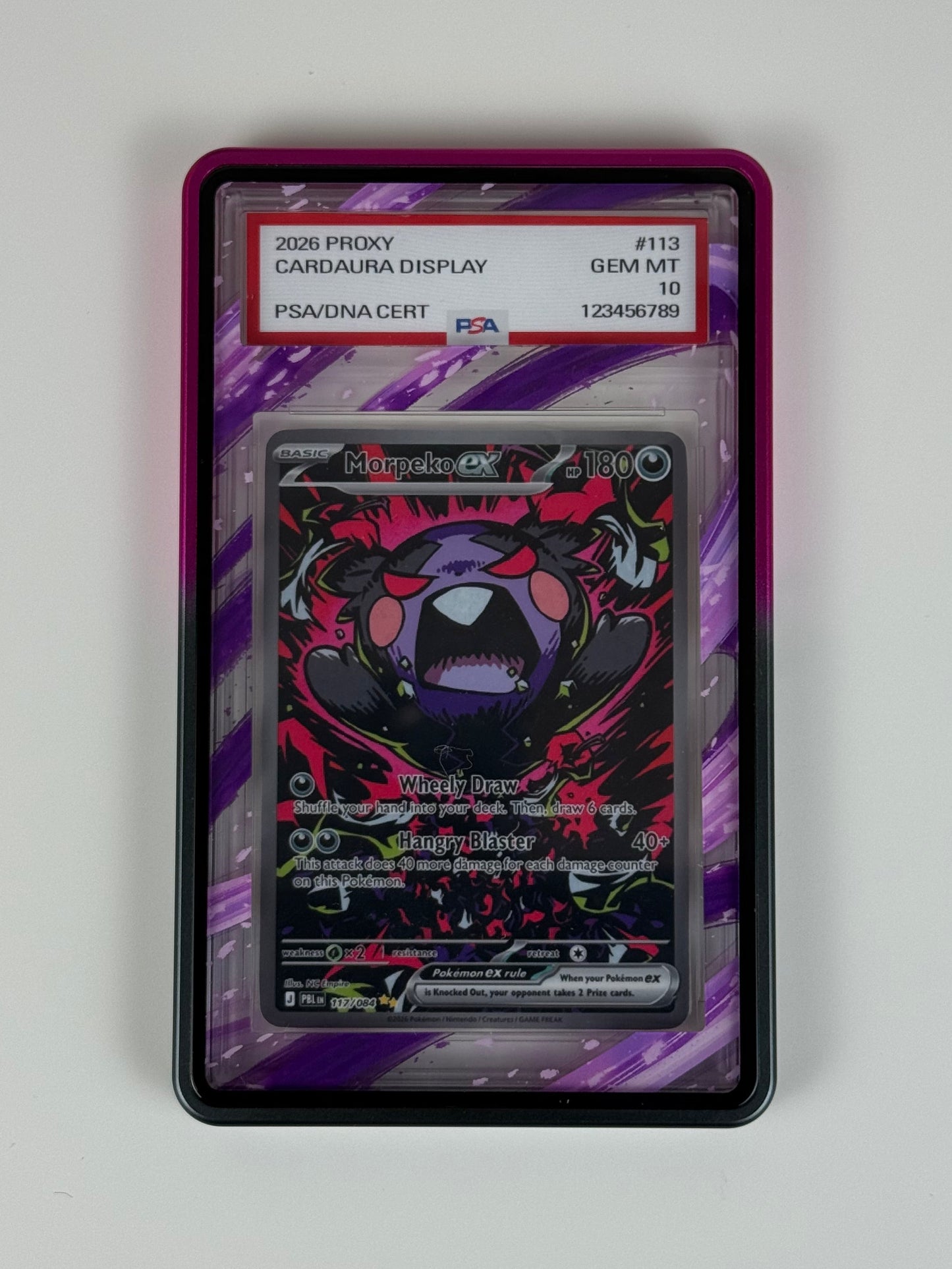Purple Aura Elemental (PSA Graded) Display Case