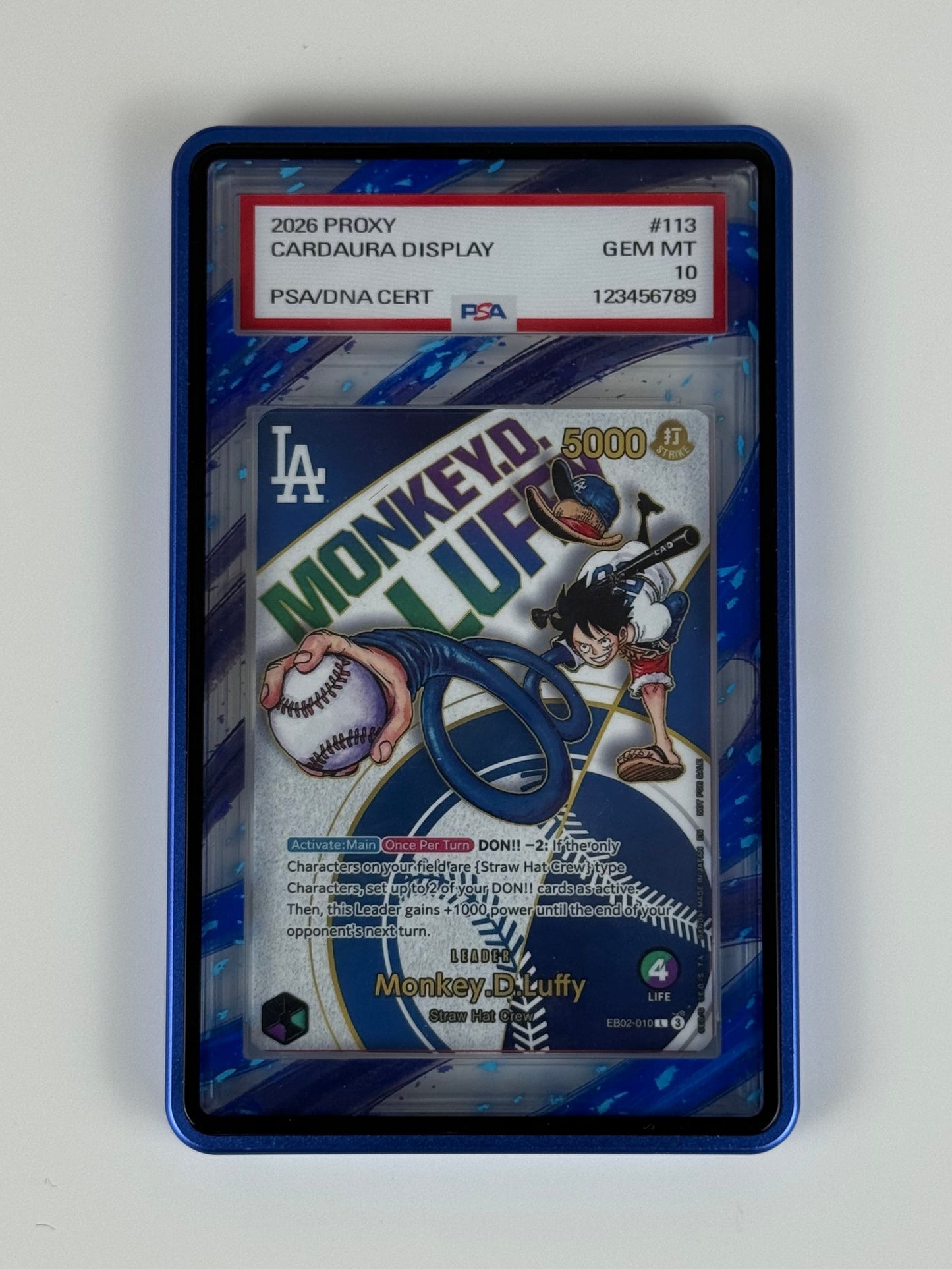 Dark Blue Elemental (PSA Graded) Display Case